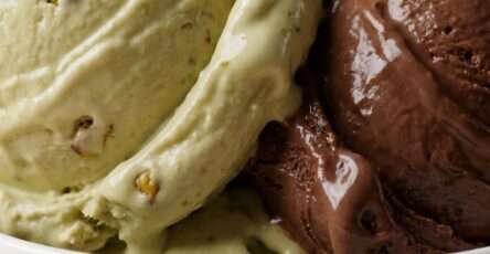 Italian gelato recipe served in a bowl with creamy homemade ice cream scoops and smooth dense texture