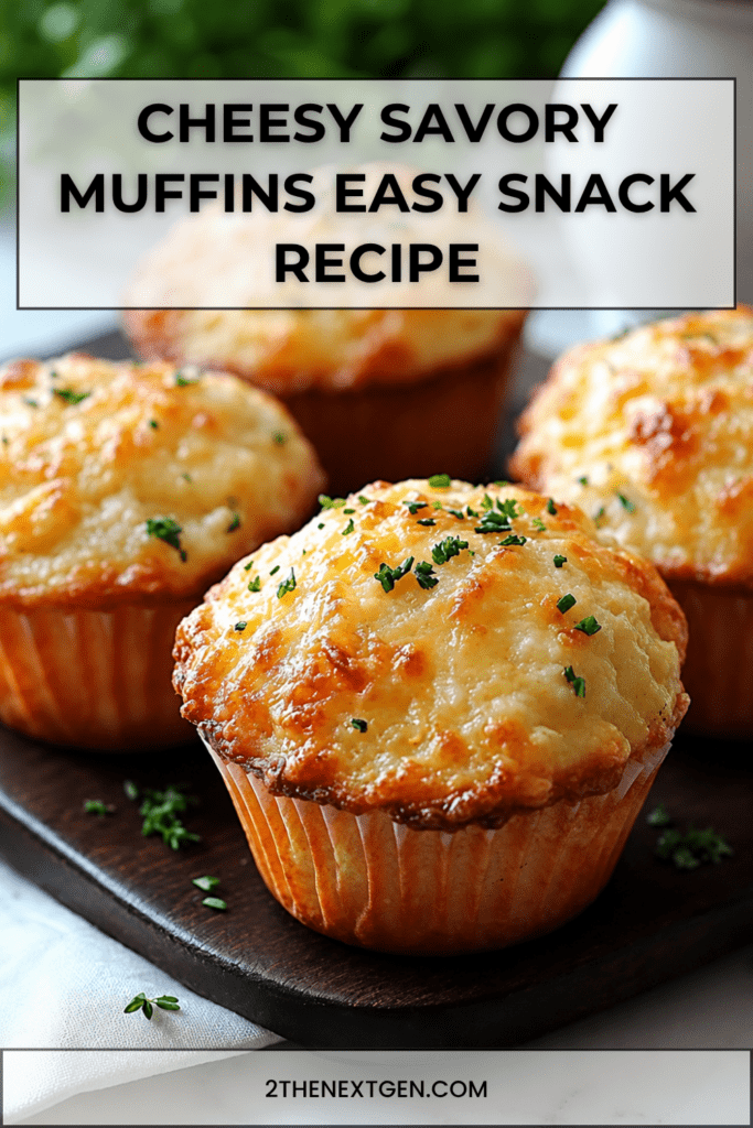 Golden cheesy savory muffins served warm with melted mozzarella, cheddar, parmesan, fresh parsley, chives, and a soft fluffy crumb inside.