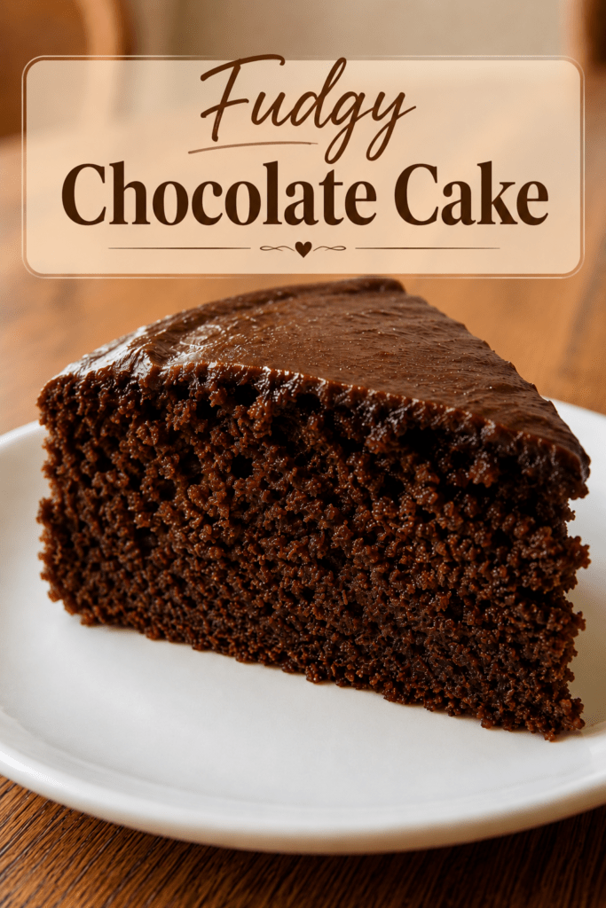 A moist sugar-free cacao banana blender cake sliced on a plate, made with almond flour, cocoa powder, banana flavor, and a soft chocolate crumb.